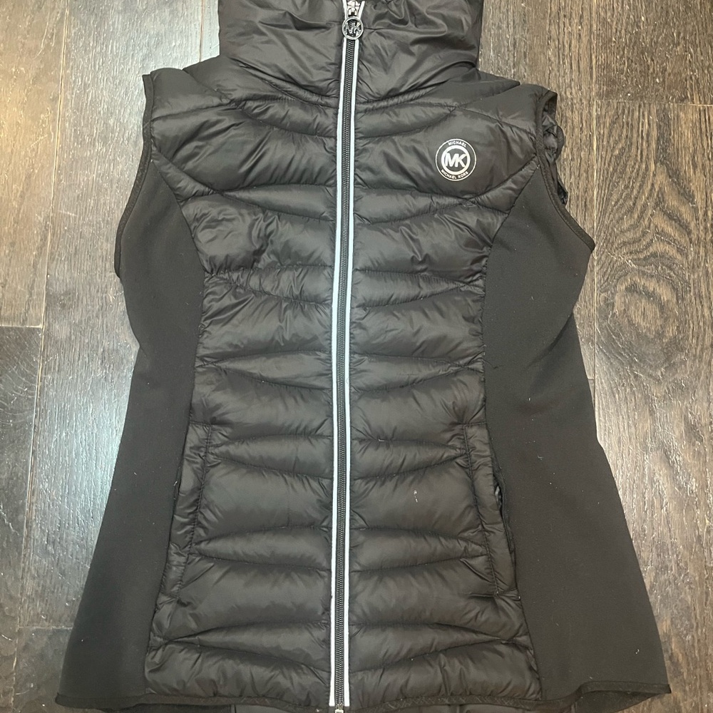 Michael Kors Black Quilted Vest